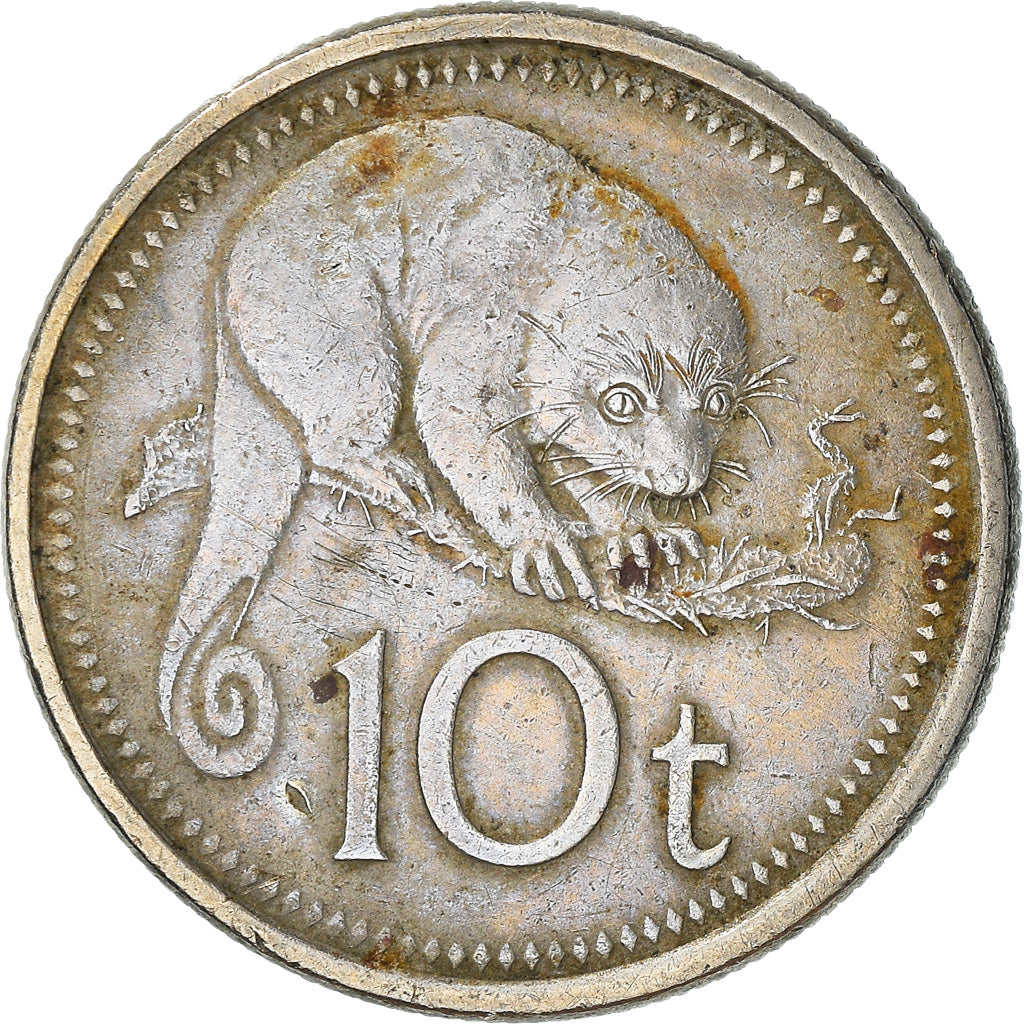 Coin, Papua New Guinea, 10 Toea, 1998, EF(40-45), Copper-nickel, KM:4