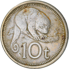 Coin, Papua New Guinea, 10 Toea, 1998, EF(40-45), Copper-nickel, KM:4
