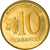 Munten, Paraguay, 10 Guaranies, 1996, UNC-, Brass plated steel, KM:178a