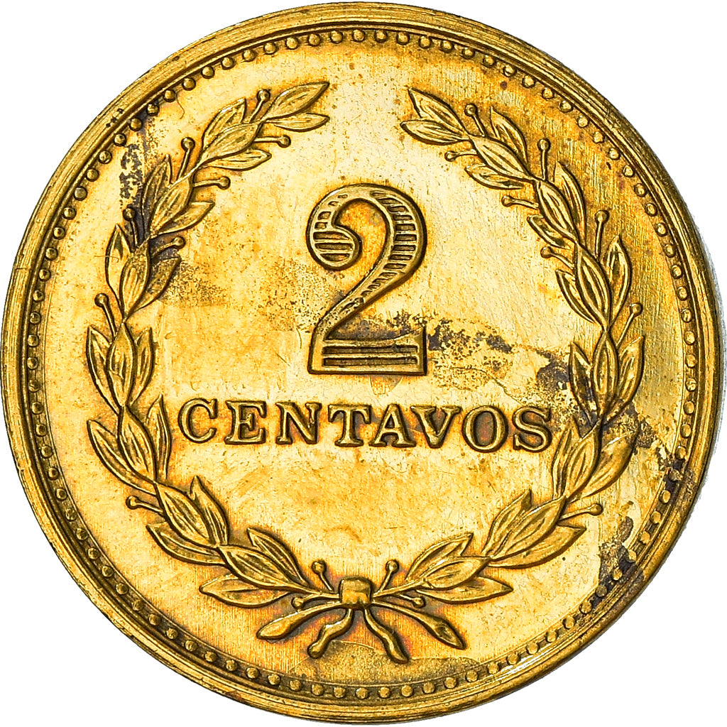 Munten, El Salvador, 2 Centavos, 1974, British Royal Mint, England, FR+