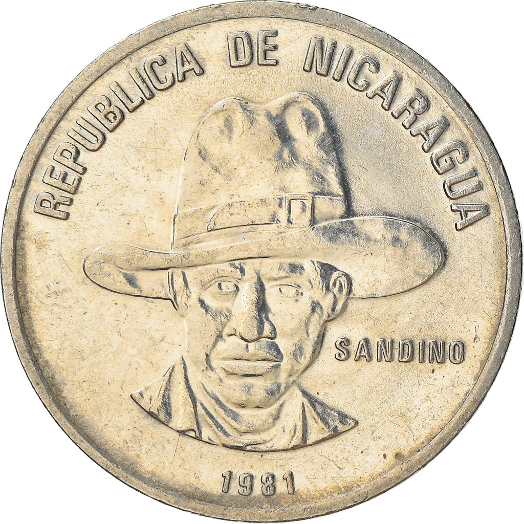 Munten, Nicaragua, 25 Centavos, 1981, Sherritt, ZF+, Nickel Clad Steel, KM:51
