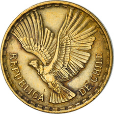 Moneda, Chile, 2 Centesimos, 1968, Santiago, BC+, Aluminio - bronce, KM:193