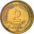 Moeda, Chile, 2 Centesimos, 1968, Santiago, VF(30-35), Alumínio-Bronze, KM:193