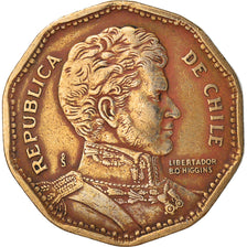 Moneta, Cile, 50 Pesos, 1981, Santiago, MB, Alluminio-bronzo, KM:219.1