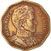 Moneta, Cile, 50 Pesos, 1981, Santiago, MB, Alluminio-bronzo, KM:219.1