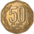 Moeda, Chile, 50 Pesos, 1999, EF(40-45), Alumínio-Bronze, KM:219.2