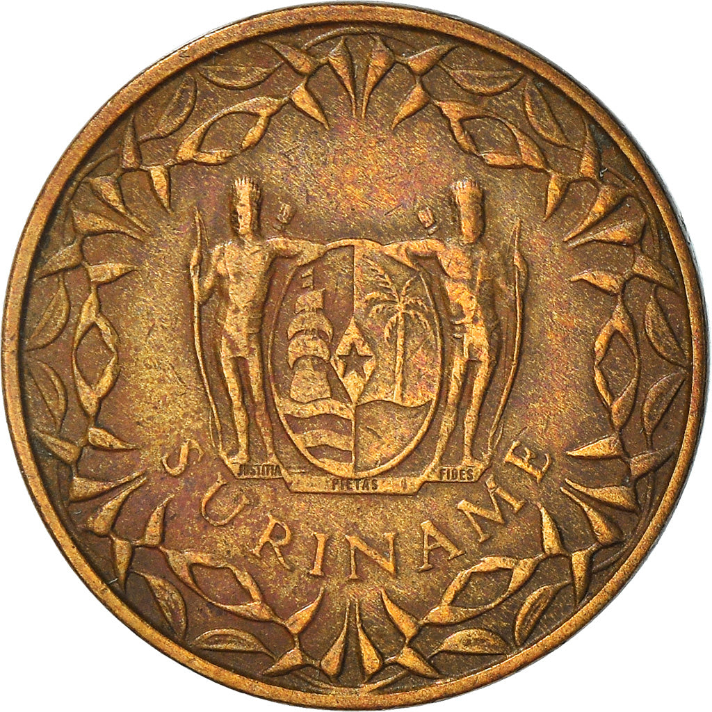 Moneda, Surinam, Cent, 1962, MBC, Bronce, KM:11