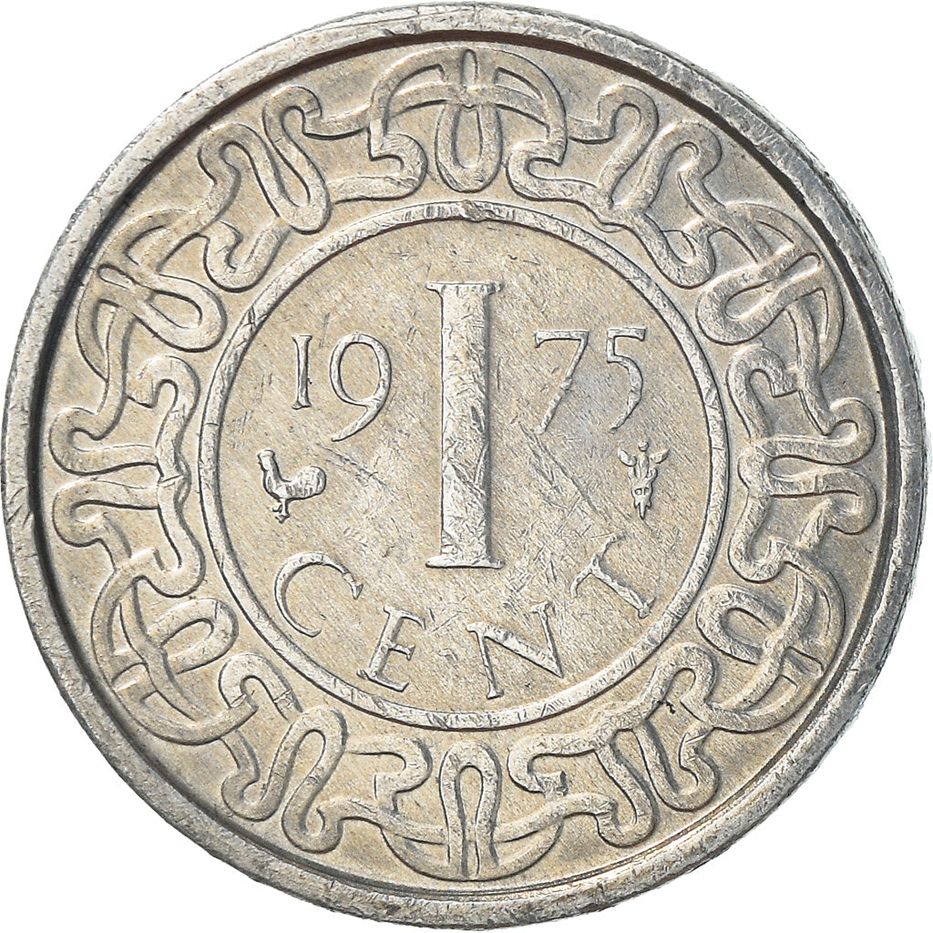 Moeda, Suriname, Cent, 1975, EF(40-45), Alumínio, KM:11a