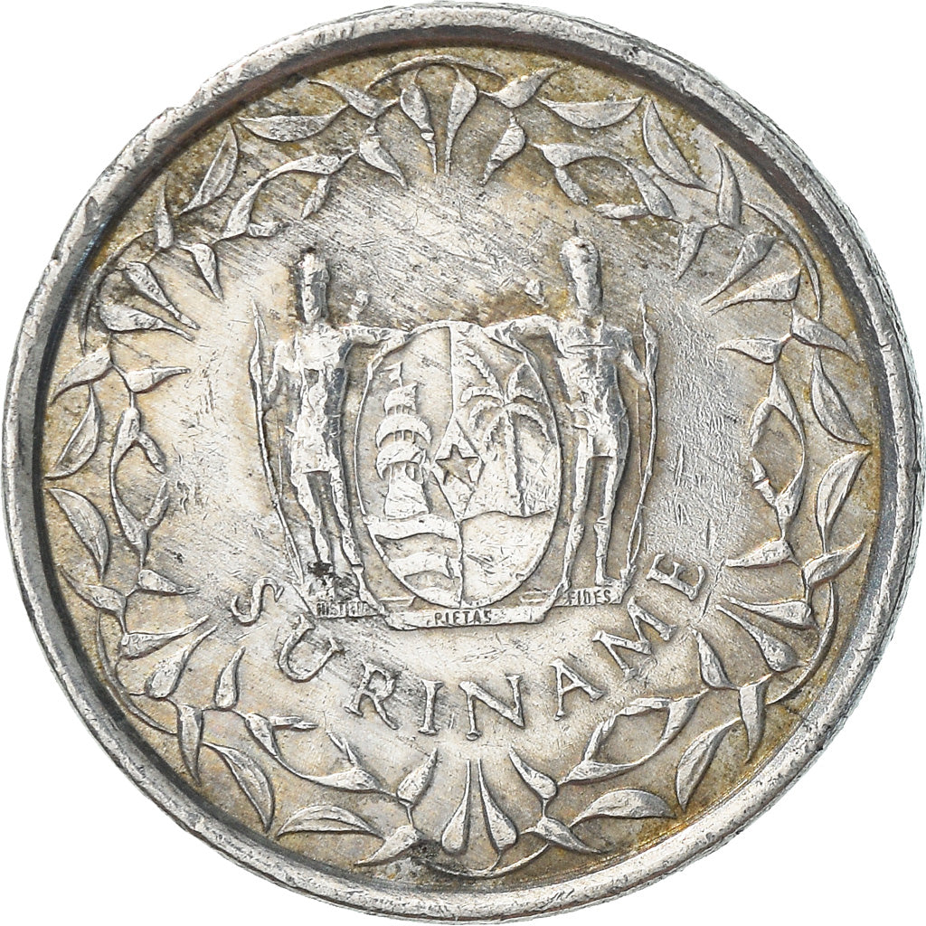 Munten, Suriname, Cent, 1976, FR+, Aluminium, KM:11a