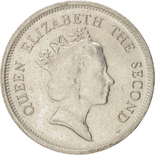 HONG KONG, Dollar, 1988, KM #63, AU(55-58), Copper-Nickel, 25.5, 7.06
