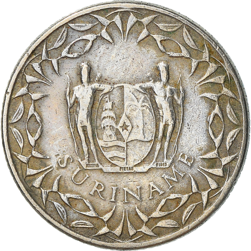 Moeda, Suriname, 10 Cents, 1962, VF(30-35), Cobre-níquel, KM:13
