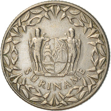 Moneta, Suriname, 25 Cents, 1966, BB+, Rame-nichel, KM:14