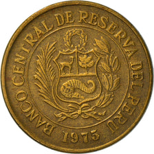 Moneta, Perù, 1/2 Sol, 1975, Lima, BB+, Ottone, KM:260