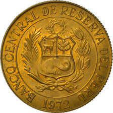 Moneda, Perú, Sol, 1972, MBC+, Latón, KM:248
