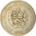 Coin, Peru, Nuevo Sol, 1991, Lima, VF(30-35), Copper-Nickel-Zinc, KM:308.1