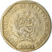 Coin, Peru, Nuevo Sol, 1994, Lima, VF(30-35), Copper-Nickel-Zinc, KM:308.1