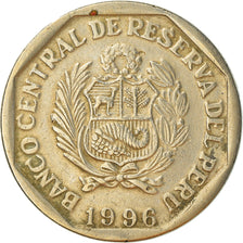 Moneda, Perú, Nuevo Sol, 1996, Lima, BC+, Cobre - níquel - cinc, KM:308.1