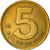 Coin, Peru, 5 Soles, 1979, Lima, AU(50-53), Brass, KM:271