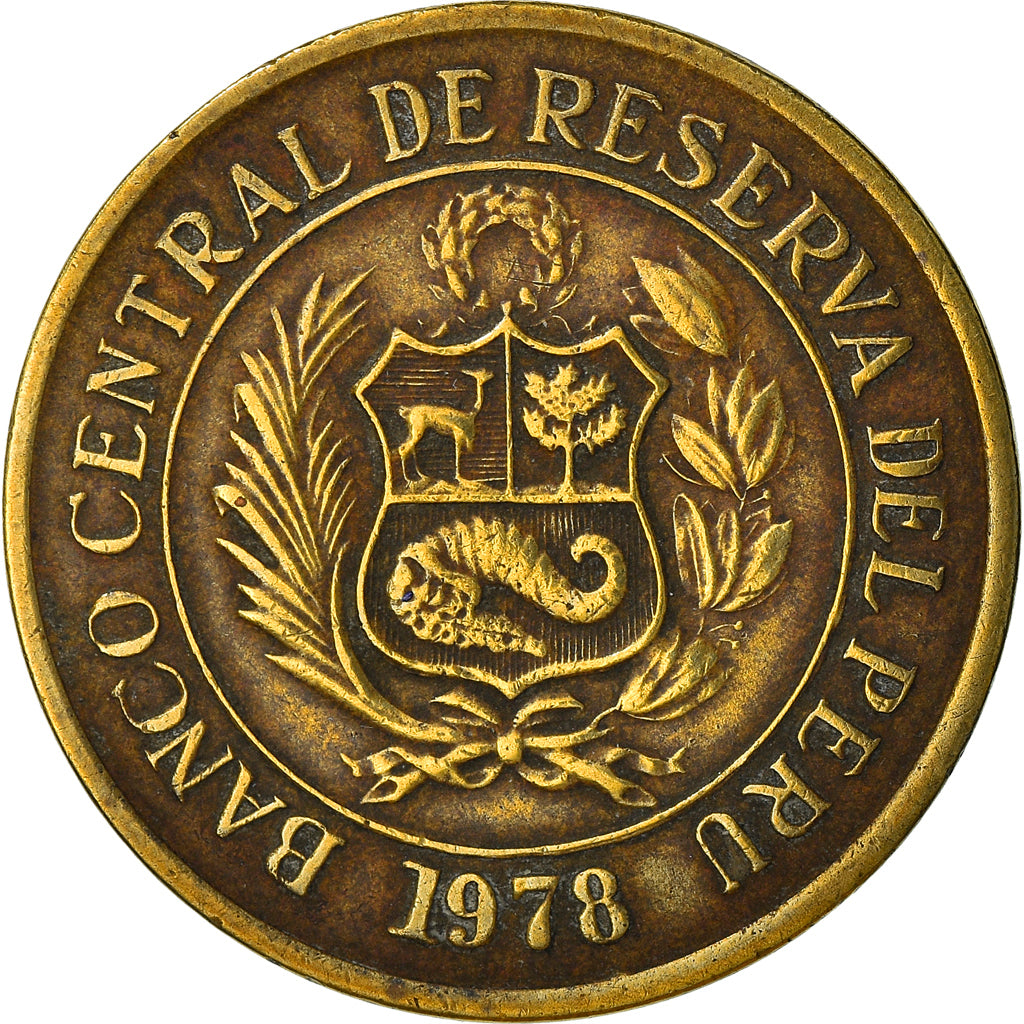 Münze, Peru, 10 Soles, 1978, Lima, S+, Messing, KM:272.2