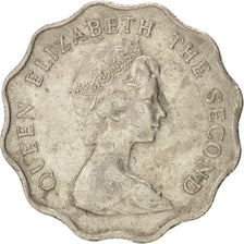 Moneta, Hong Kong, Elizabeth II, 2 Dollars, 1981, BB+, Rame-nichel, KM:37