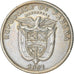 Moneda, Panamá, 1/10 Balboa, 2001, Royal Canadian Mint, MBC, Cobre - níquel