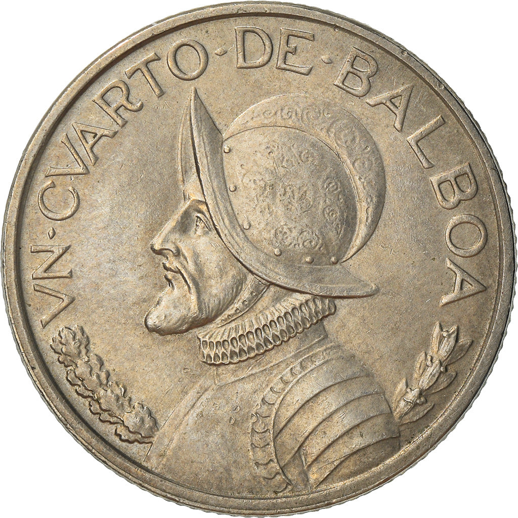 Moneta, Panama, 1966 dates struck at US Mint in San Francisco., 1/4 Balboa