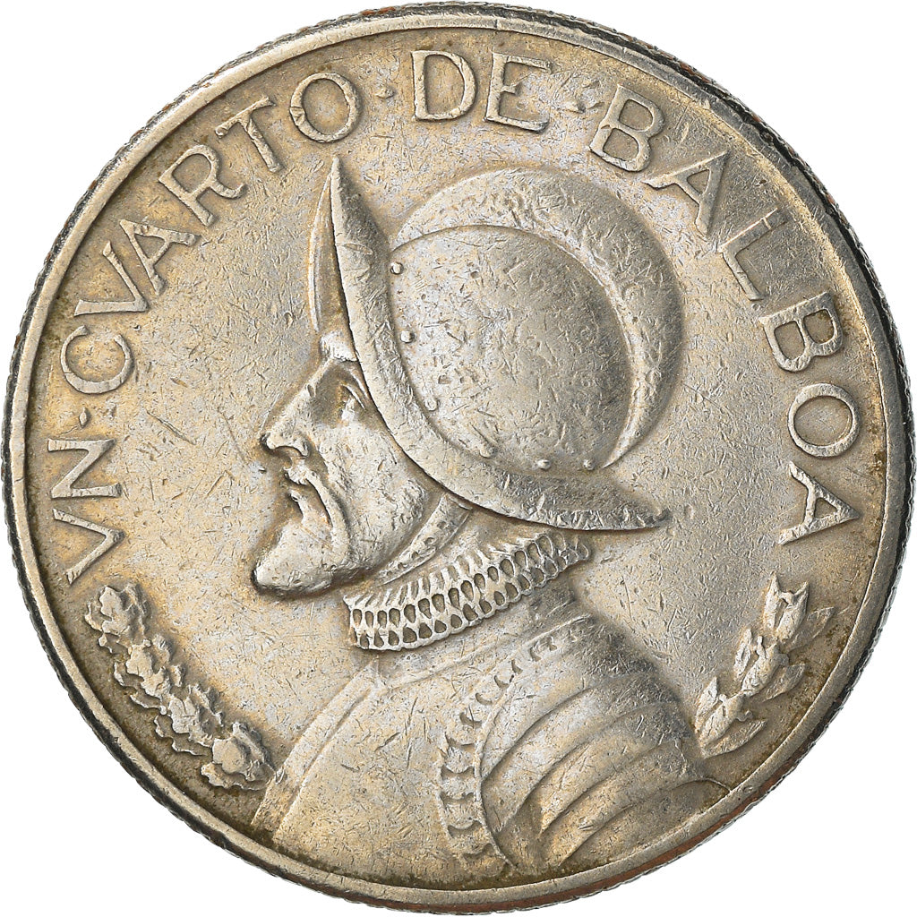 Monnaie, Panama, 1/4 Balboa, 1996, Royal Canadian Mint, TB+, Copper-Nickel Clad