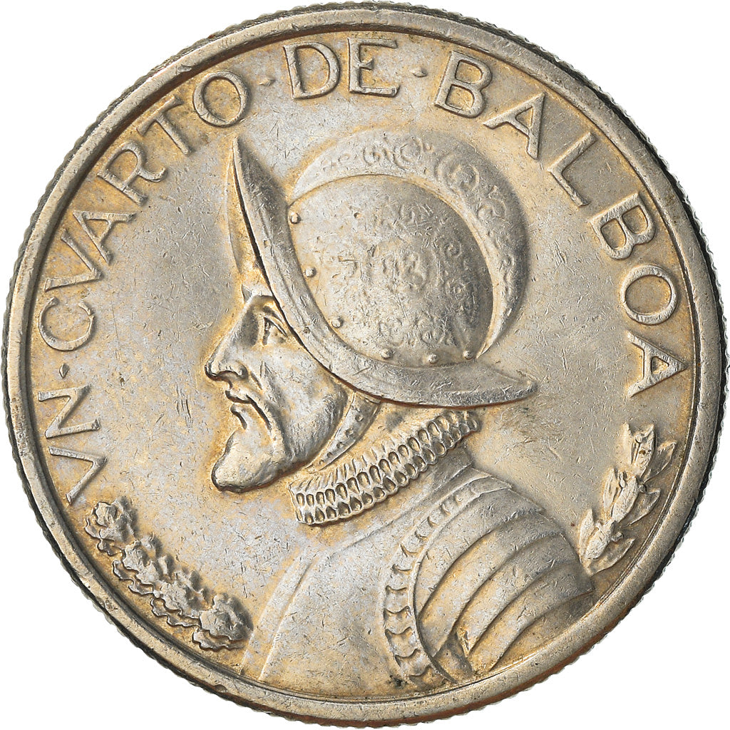 Monnaie, Panama, 1/4 Balboa, 2001, Royal Canadian Mint, TTB, Copper-Nickel Clad