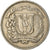 Moeda, República Dominicana, 10 Centavos, 1975, EF(40-45), Cobre-níquel