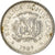 Moneda, República Dominicana, 10 Centavos, 1989, MBC, Níquel recubierto de