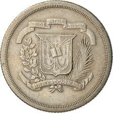 Moneda, República Dominicana, 25 Centavos, 1979, MBC, Cobre - níquel, KM:51