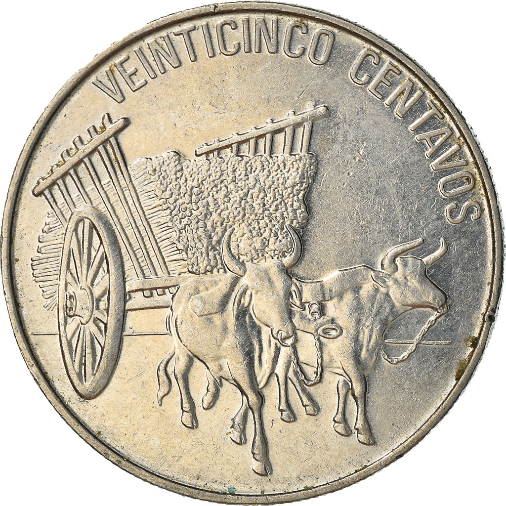 Moneda, República Dominicana, 25 Centavos, 1991, MBC, Níquel recubierto de