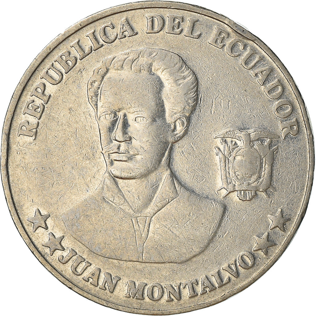 Monnaie, Équateur, 5 Centavos, Cinco, 2000, TB, Steel, KM:105