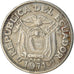 Monnaie, Équateur, 20 Centavos, 1971, TB+, Nickel Clad Steel, KM:77.1c
