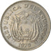Moneta, Ekwador, Sucre, Un, 1975, AU(50-53), Nikiel powlekany stalą, KM:83