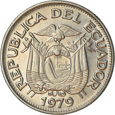 Moneta, Ecuador, Sucre, Un, 1979, SPL-, Acciaio ricoperto in nichel, KM:78b