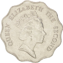 Coin, Hong Kong, Elizabeth II, 2 Dollars, 1989, AU(55-58), Copper-nickel, KM:60