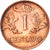Moneda, Colombia, Centavo, 1969, MBC, Cobre recubierto de acero, KM:205a