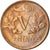 Moneda, Colombia, 5 Centavos, 1966, BC+, Bronce, KM:206