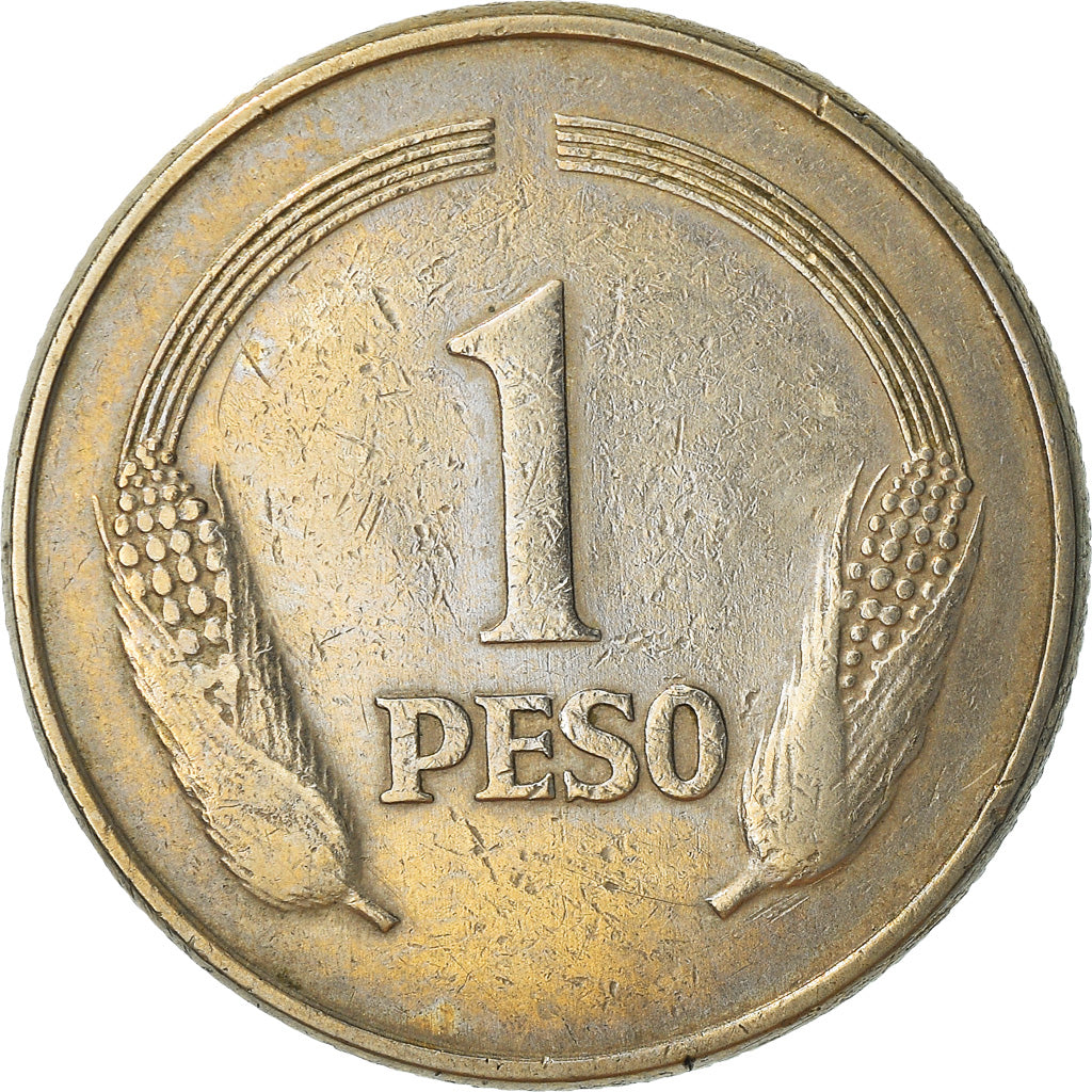 Moneta, Colombia, Peso, 1975, MB+, Rame-nichel, KM:258.1