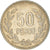 Münze, Kolumbien, 50 Pesos, 1991, SS, Copper-Nickel-Zinc, KM:283.1