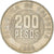 Moneta, Colombia, 200 Pesos, 2005, AU(50-53), Miedź-Nikiel-Cynk, KM:287