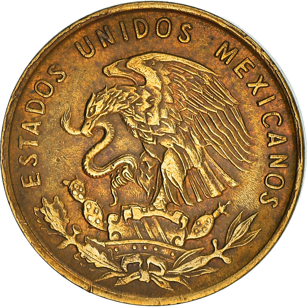Moneta, Messico, Centavo, 1957, Mexico City, BB, Ottone, KM:417