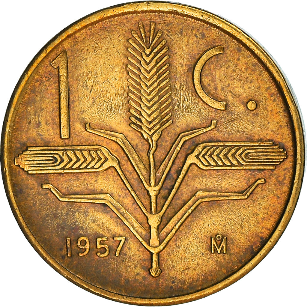 Moneta, Messico, Centavo, 1957, Mexico City, BB, Ottone, KM:417