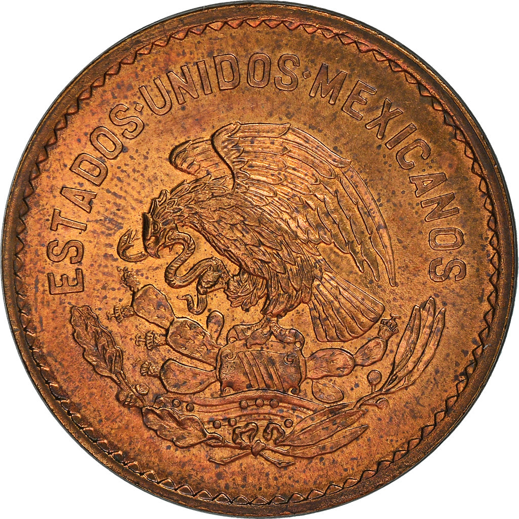 Moneta, Messico, 5 Centavos, 1944, Mexico City, SPL, Bronzo, KM:424