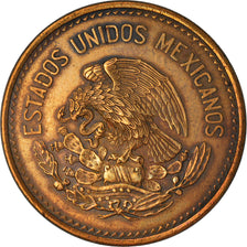 Moneda, México, 20 Centavos, 1953, Mexico City, MBC+, Bronce, KM:439
