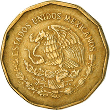Moneda, México, 20 Centavos, 1992, Mexico City, BC+, Aluminio - bronce, KM:548