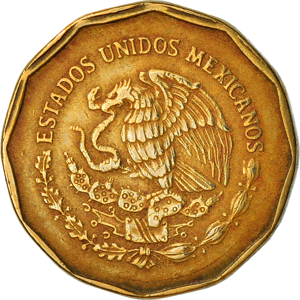 Coin, Mexico, 20 Centavos, 1994, Mexico City, VF(30-35), Aluminum-Bronze, KM:548