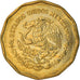 Moneda, México, 20 Centavos, 1995, Mexico City, MBC+, Aluminio - bronce, KM:548