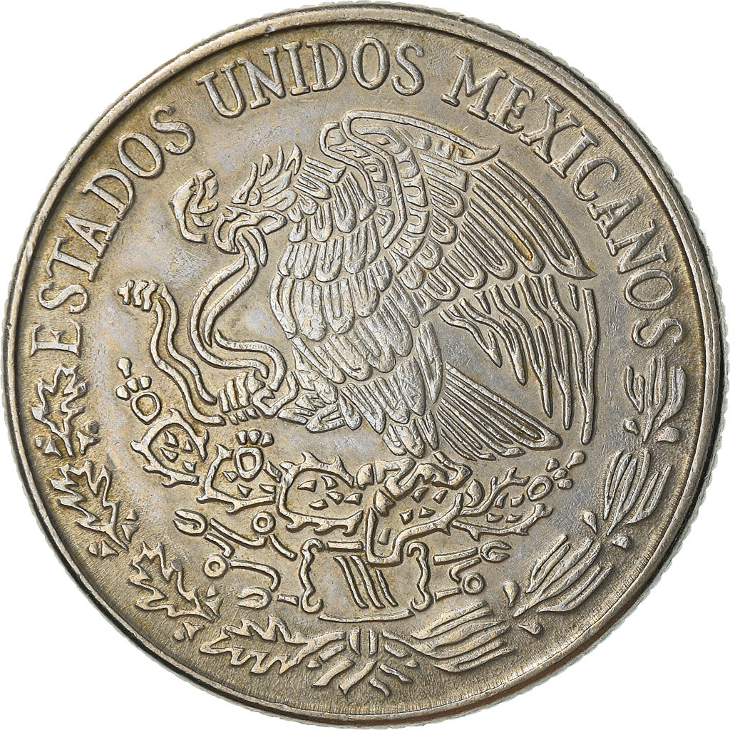 Moneda, México, 50 Centavos, 1971, Mexico City, MBC+, Cobre - níquel, KM:452
